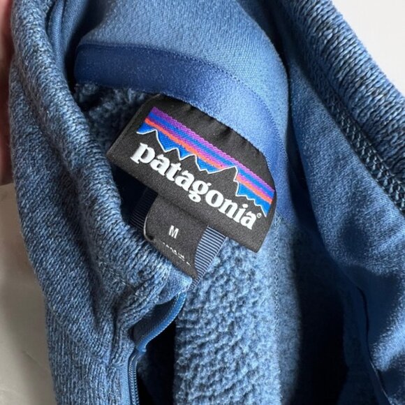 Patagonia Blue Better Sweater Half Zip Pullover Sweater M - Picture 4 of 5